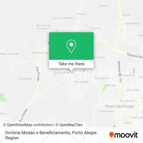 Victória Modas e Beneficiamento map