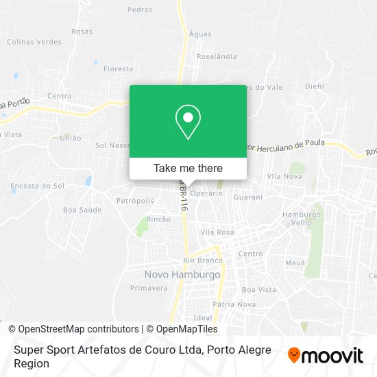 Super Sport Artefatos de Couro Ltda map