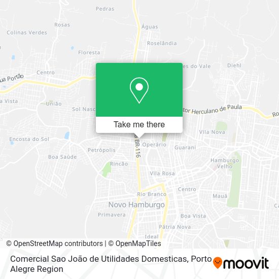 Comercial Sao João de Utilidades Domesticas map