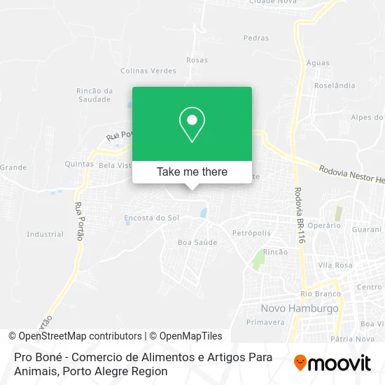 Pro Boné - Comercio de Alimentos e Artigos Para Animais map