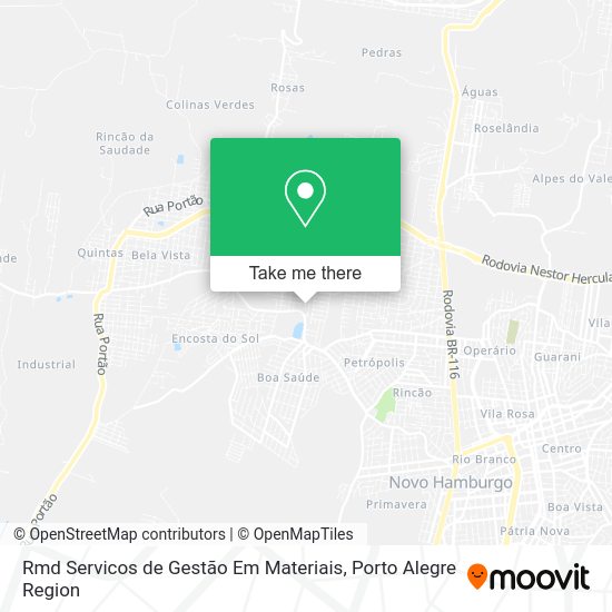 Rmd Servicos de Gestão Em Materiais map