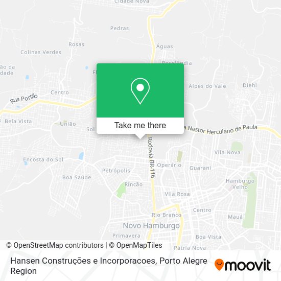 Hansen Construções e Incorporacoes map