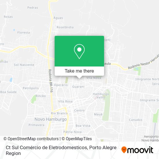 Ct Sul Comércio de Eletrodomesticos map