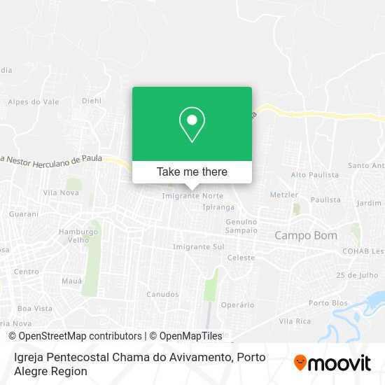 Igreja Pentecostal Chama do Avivamento map