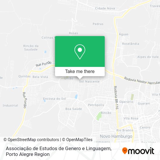 Associação de Estudos de Genero e Linguagem map