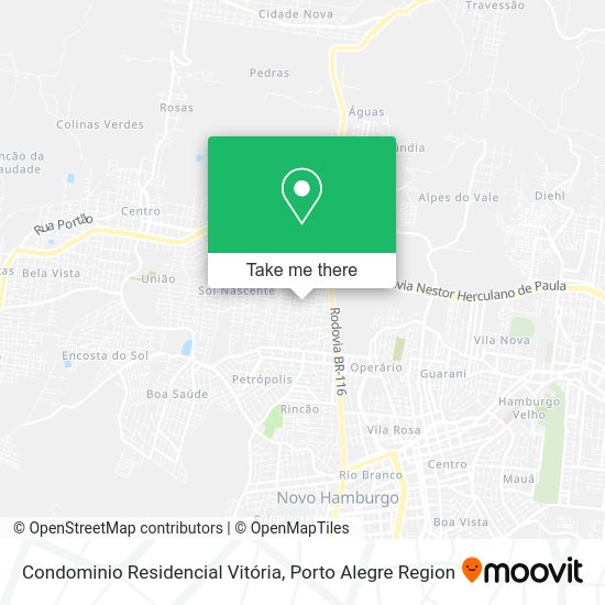 Condominio Residencial Vitória map