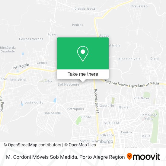 M. Cordoni Móveis Sob Medida map