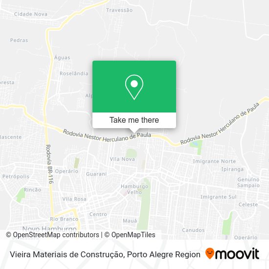 Vieira Materiais de Construção map