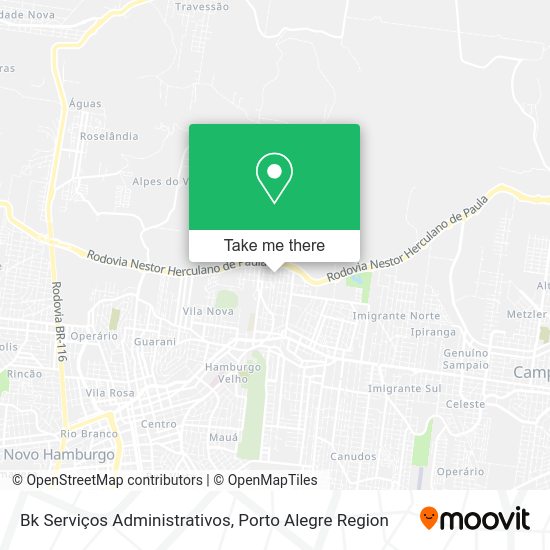 Bk Serviços Administrativos map