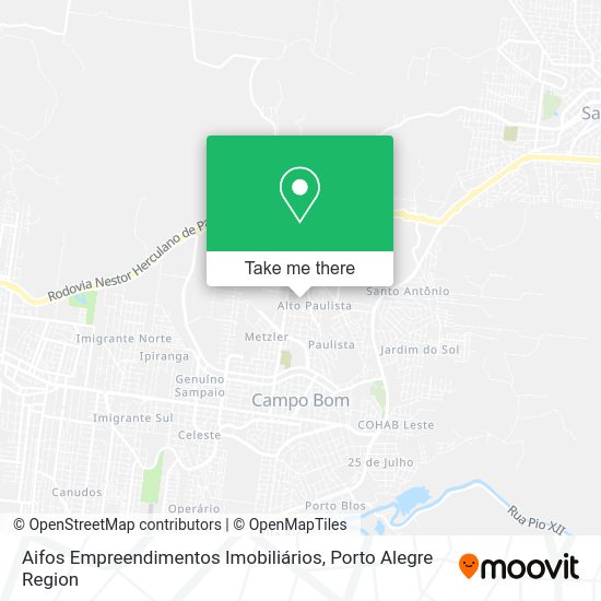 Aifos Empreendimentos Imobiliários map