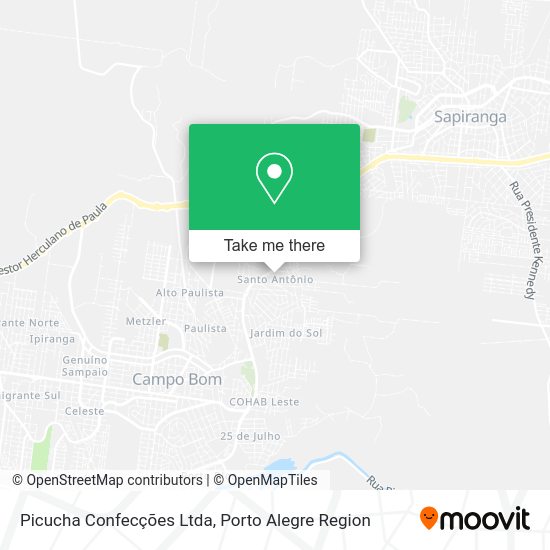 Picucha Confecções Ltda map
