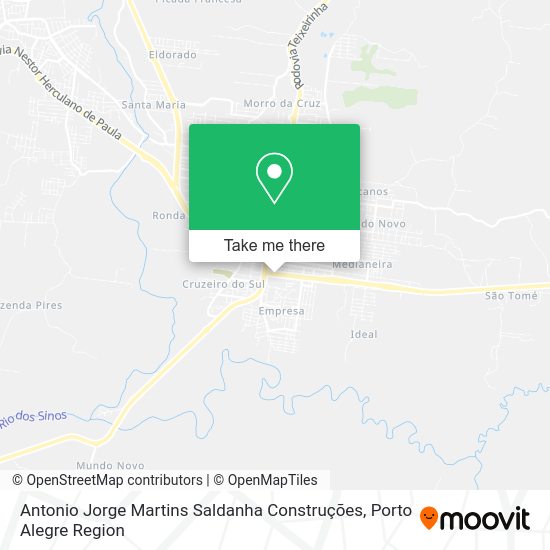 Antonio Jorge Martins Saldanha Construções map