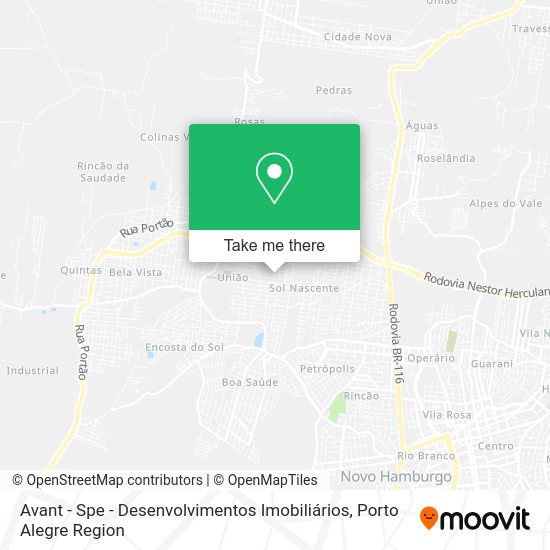 Avant - Spe - Desenvolvimentos Imobiliários map