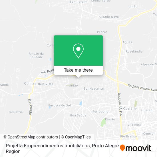 Projetta Empreendimentos Imobiliários map