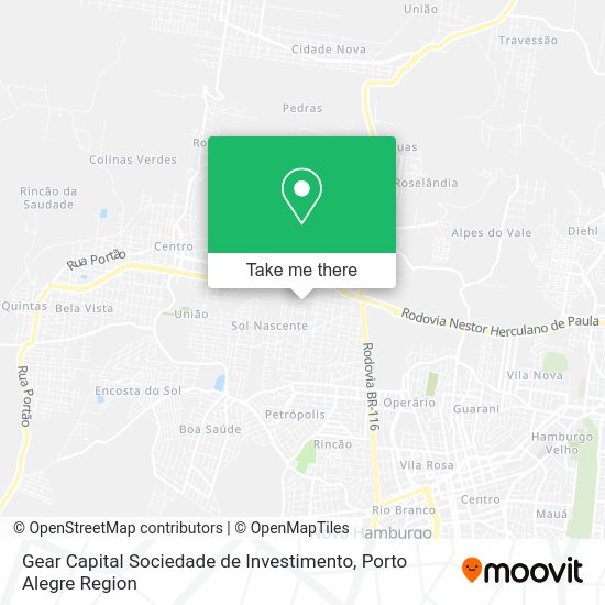Gear Capital Sociedade de Investimento map