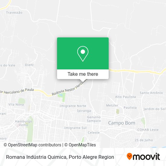 Romana Indústria Quimica map