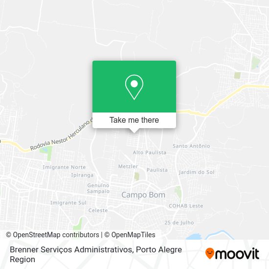 Brenner Serviços Administrativos map