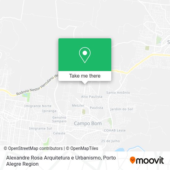 Alexandre Rosa Arquitetura e Urbanismo map