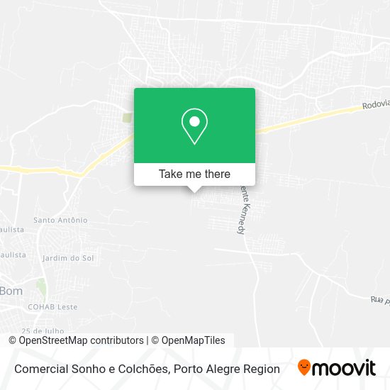 Comercial Sonho e Colchões map