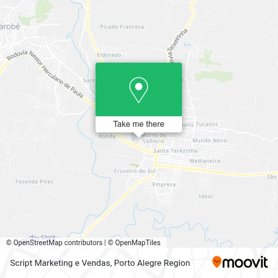 Script Marketing e Vendas map