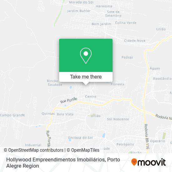 Hollywood Empreendimentos Imobiliários map
