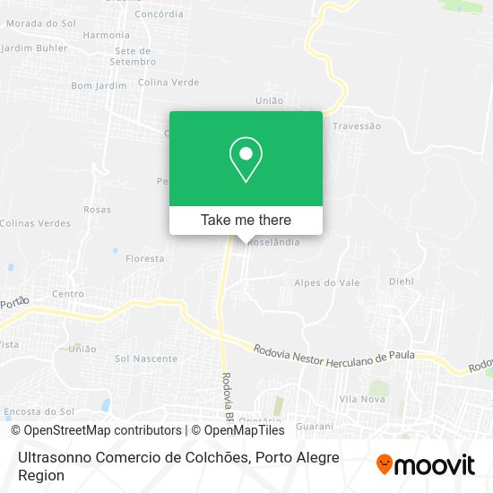 Ultrasonno Comercio de Colchões map