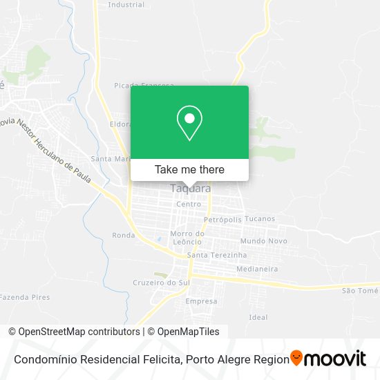 Condomínio Residencial Felicita map