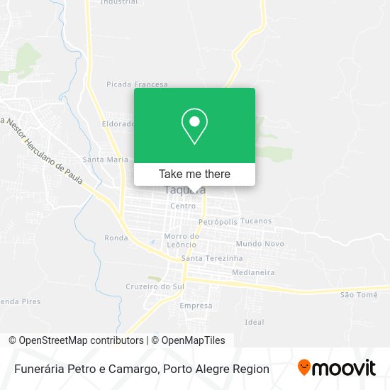 Funerária Petro e Camargo map