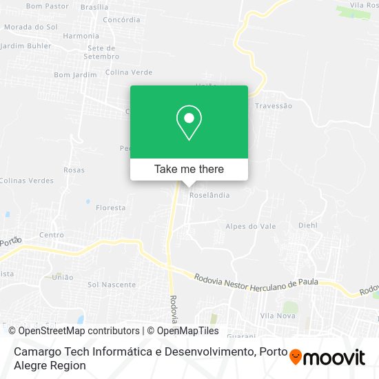 Camargo Tech Informática e Desenvolvimento map