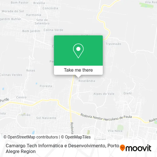 Camargo Tech Informática e Desenvolvimento map