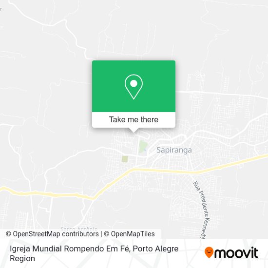 Igreja Mundial Rompendo Em Fé map