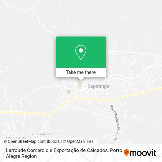 Larroude Comercio e Exportação de Calcados map