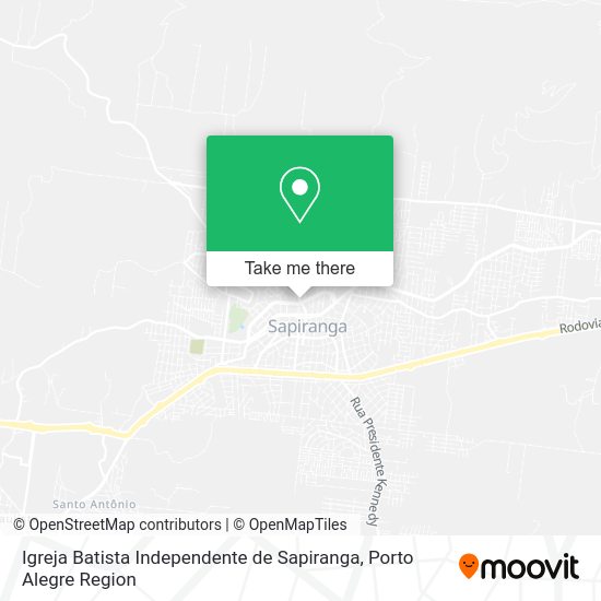 Igreja Batista Independente de Sapiranga map