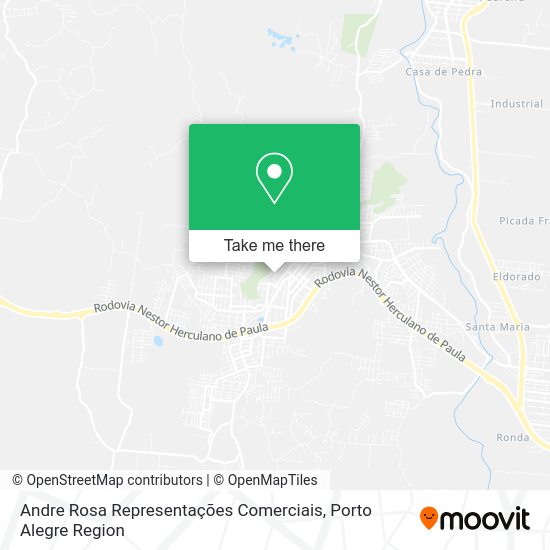 Andre Rosa Representações Comerciais map
