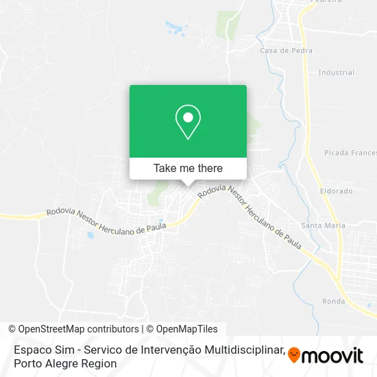 Mapa Espaco Sim - Servico de Intervenção Multidisciplinar