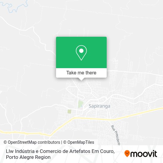 Llw Indústria e Comercio de Artefatos Em Couro map