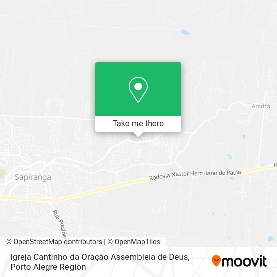 Igreja Cantinho da Oração Assembleia de Deus map