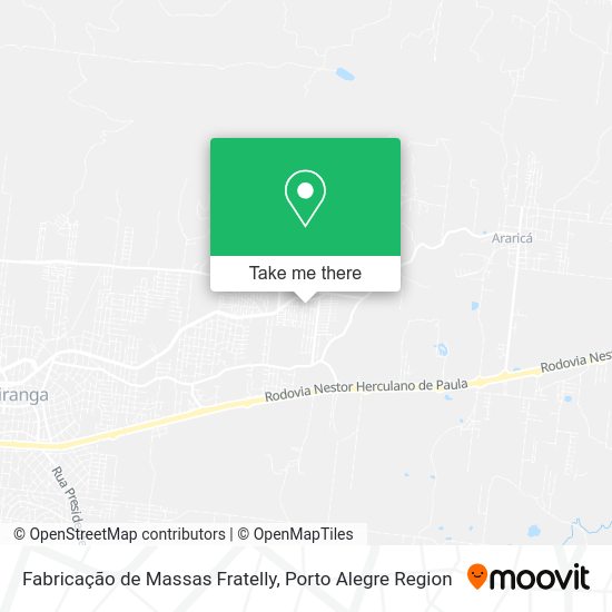 Fabricação de Massas Fratelly map