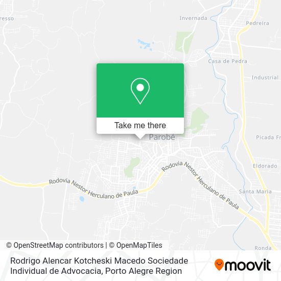 Rodrigo Alencar Kotcheski Macedo Sociedade Individual de Advocacia map