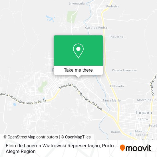 Elcio de Lacerda Wiatrowski Representação map