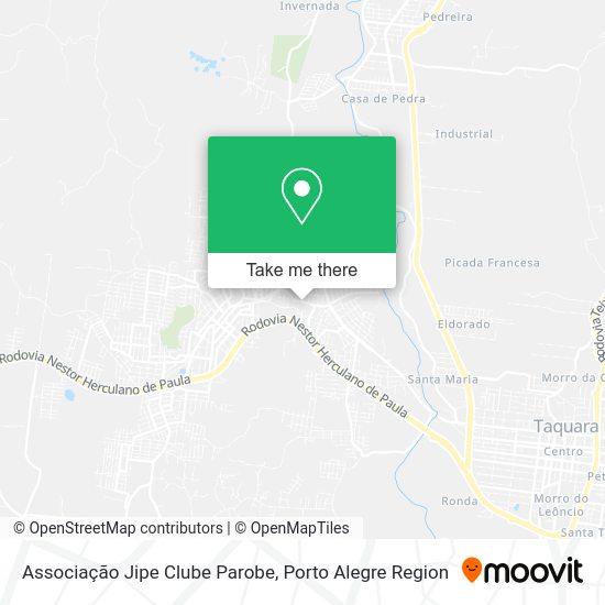 Associação Jipe Clube Parobe map