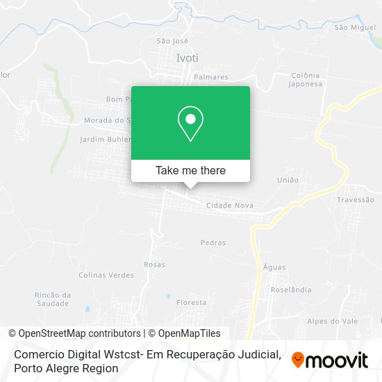 Comercio Digital Wstcst- Em Recuperação Judicial map
