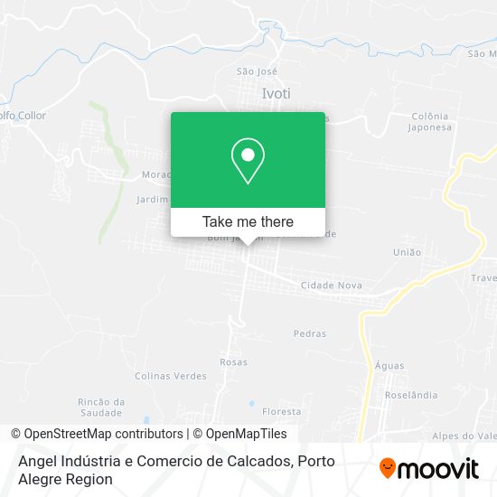 Angel Indústria e Comercio de Calcados map