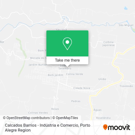 Calcados Barrios - Indústria e Comercio map