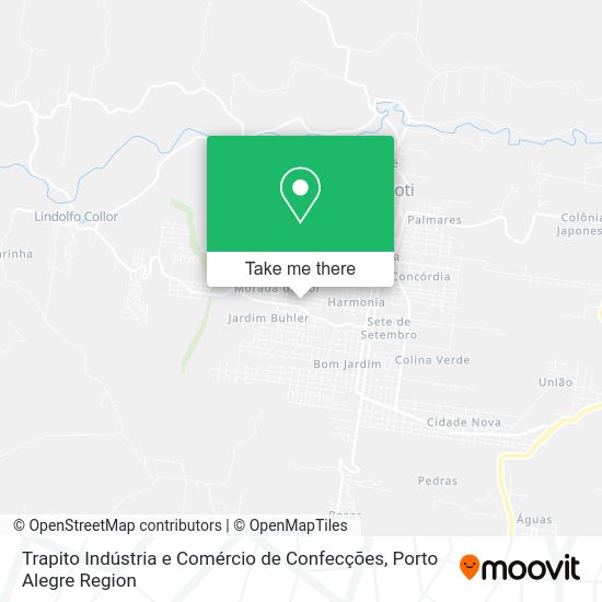 Trapito Indústria e Comércio de Confecções map