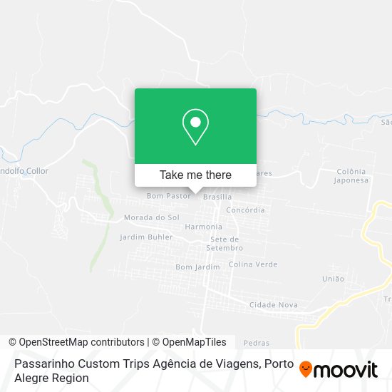 Passarinho Custom Trips Agência de Viagens map
