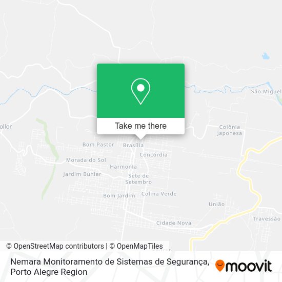 Nemara Monitoramento de Sistemas de Segurança map