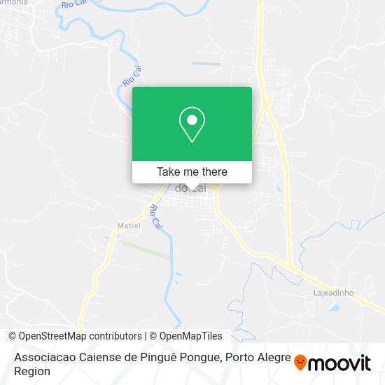 Associacao Caiense de Pinguê Pongue map