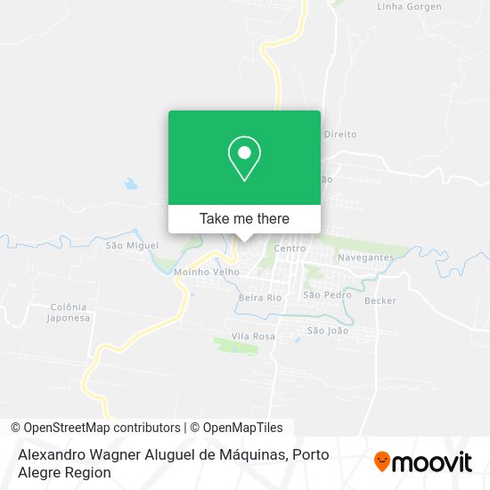 Alexandro Wagner Aluguel de Máquinas map