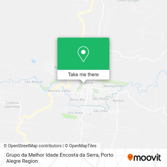 Grupo da Melhor Idade Encosta da Serra map